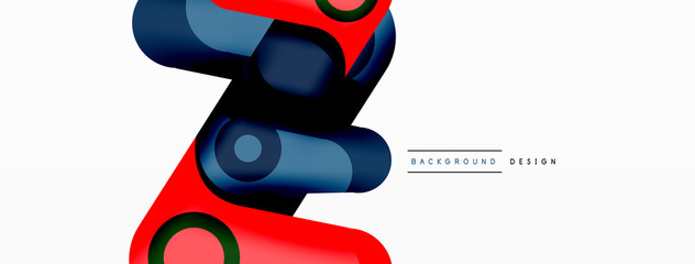 Abstract geometric shapes background. Color shapes composition for wallpaper, banner, background or landing