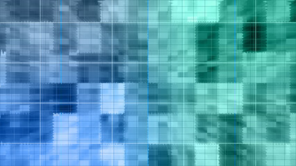 Abstract glitch art background image.