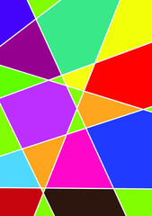 abstract background with rainbow