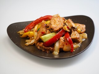 고기 채소볶음, 음식, 요리