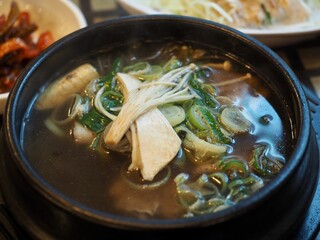 한국의 전통음식 소고기 갈비탕 