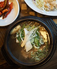 한국의 전통음식 소고기 갈비탕 