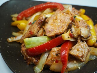 고기 채소볶음, 음식, 요리