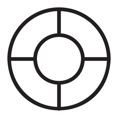 shield line icon