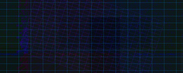 Abstract glitch art grid background image.