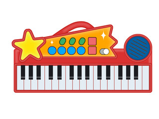 Fototapeta premium おもちゃのキーボード