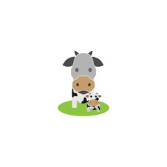 cow icon vector illustration design