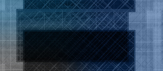 Abstract glitch art block pattern background image.