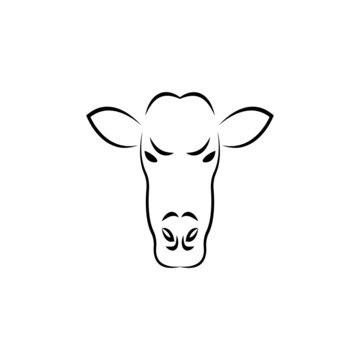 cow icon vector illustration design