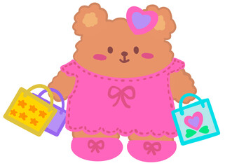 shopping bear