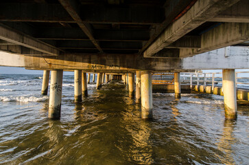 Pomost - molo - morze  © wedrownik52