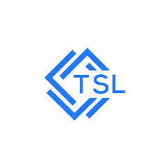 TSL technology letter logo design on white  background. TSL creative initials technology letter logo concept. TSL technology letter design.