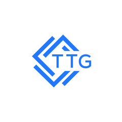 TTG technology letter logo design on white  background. TTG creative initials technology letter logo concept. TTG technology letter design.