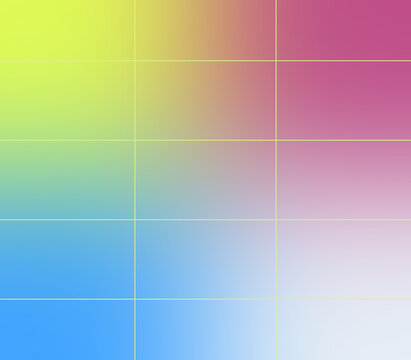 Abstract neon gradient grid background image.