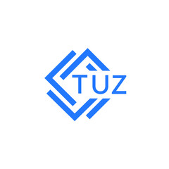 TUZ technology letter logo design on white  background. TUZ creative initials technology letter logo concept. TUZ technology letter design.
