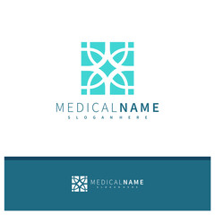 Abstract Leaf Luxury Logo Design. Creative flower Idea logos designs Vector illustration template