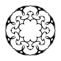 Mandala ornamental art spiritual symbol round ornament