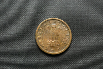 1 Pice 1955 Republic of India, Back view