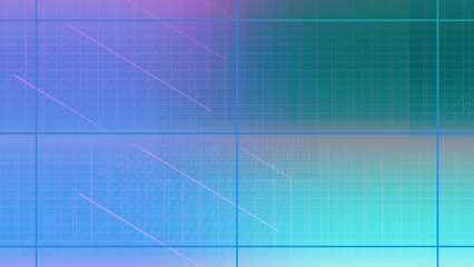 Abstract glitch art grid background image.