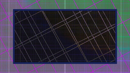 Abstract glitch art grid background image.