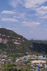 Fototapeta na wymiar village in the mountains