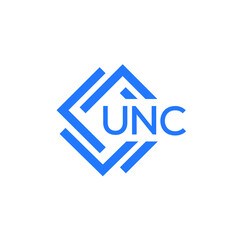 UNC technology letter logo design on white  background. UNC creative initials technology letter logo concept. UNC technology letter design.
