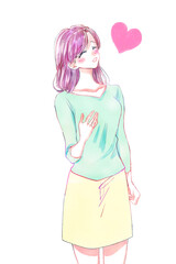 美しい中年女性