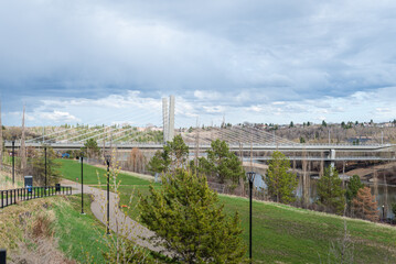 Fototapeta na wymiar view of the city Edmonton, Canada