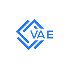 VAE technology letter logo design on white  logo concept. VAE technology letter design.