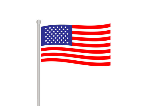 beautiful american flag background design