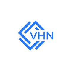 VHN technology letter logo design on white  background. VHN creative initials technology letter logo concept. VHN technology letter design.