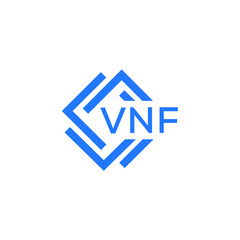 VNF technology letter logo design on white  background. VNF creative initials technology letter logo concept. VNF technology letter design.
