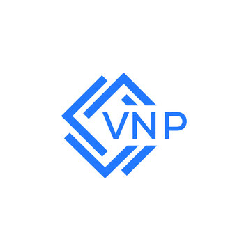 VNP technology letter logo design on white  background. VNP creative initials technology letter logo concept. VNP technology letter design.
