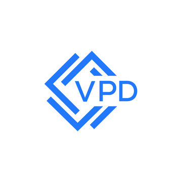 VPD technology letter logo design on white  background. VPD creative initials technology letter logo concept. VPD technology letter design.
