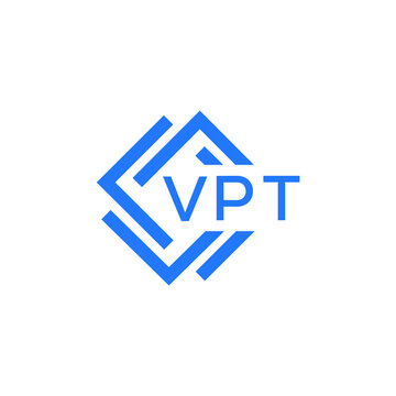 VPT technology letter logo design on white  background. VPT creative initials technology letter logo concept. VPT technology letter design.