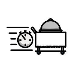 Fast Room Service Icon