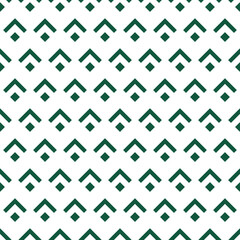 Green geometric shapes seamless pattern.