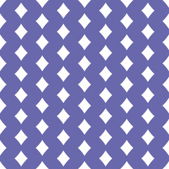 Purple seamless pattern with white rhombuses.