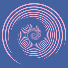 Abstract optical illusion composition. Modern background. Optical art pattern. 