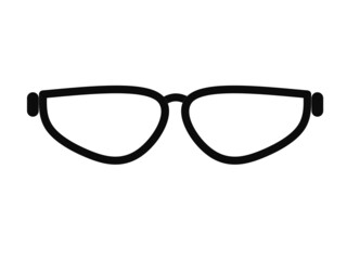 glasses icon vector with simple design