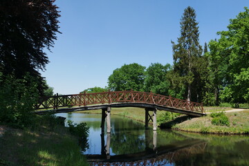 Brücke im Fürst-Pückler-Park Branitz