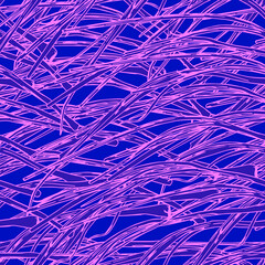 branches with leaves abstract vector seamless pattern