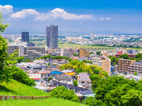 郊外の住宅地　東京