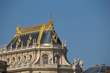 Fototapeta na wymiar the church of the chateau of versailles