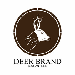Deer vector icon illustration design