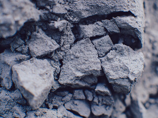 cement dust close up