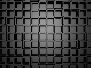 Dark silver cubes. Abstract metallic background. Modern design