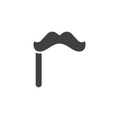 Mustache mask vector icon