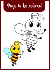 Obraz premium coloring book for kids cute animal 