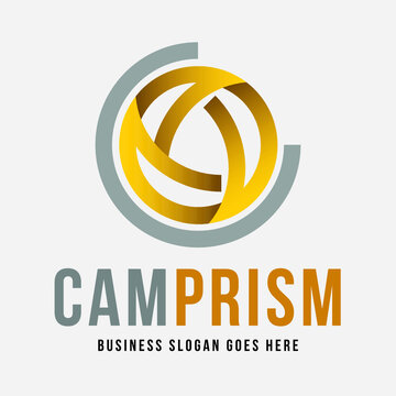 Camera Prism and Shutter Logo Design Template